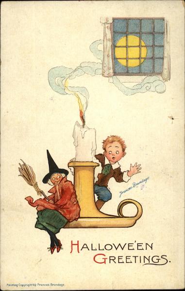 Halloween Greetings Frances Brundage