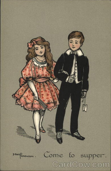 Come to supper Ethel Parkinson Artist Signed