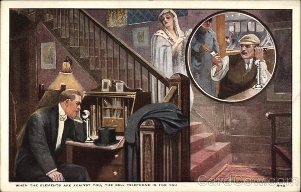 When the elements are against you, the bell telephone is for you