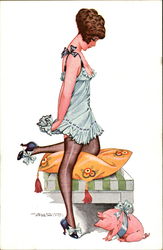 Lucky Charm by Maurice Pepin Postcard