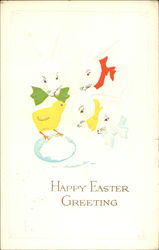 Happy Easter Greeting Postcard