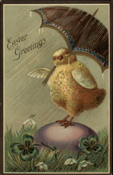 Easter Greetings Postcard