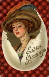 Easter Greetings Postcard