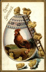 Easter Greetings Postcard