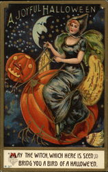 A Joyful Halloween Postcard Postcard
