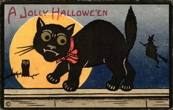 A Jolly Halloween Postcard