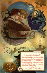 Halloween, Listen, Little One! Postcard