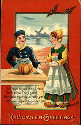 Halloween Greetings with Dutch theme Halloween Greetings with Dutch theme