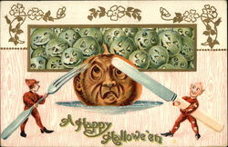 A Happy Halloween Postcard