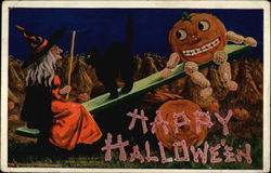 Happy Halloween Postcard