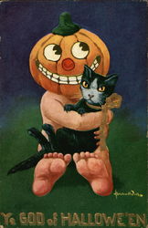 Just a little squeeze Halloween Postcard Postcard