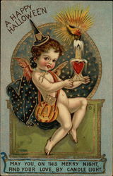 A Happy Halloween Postcard