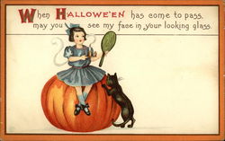 Halloween Love Poem Postcard Postcard