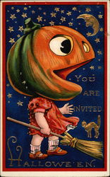 You are invited Halloween Postcard Postcard