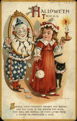 Halloween Tricks Postcard