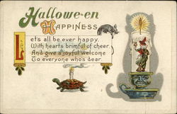 Hallowe-en Happiness Postcard