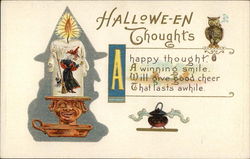 Hallowe-en Thoughts Postcard