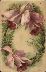 Floral Letter "O" Postcard