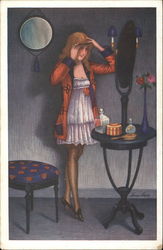 Getting ready for a night out Postcard
