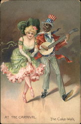 The cake-walk at the carnival Postcard