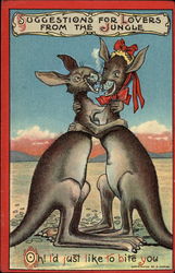 Suggestions for Lovers from the Jungle Postcard