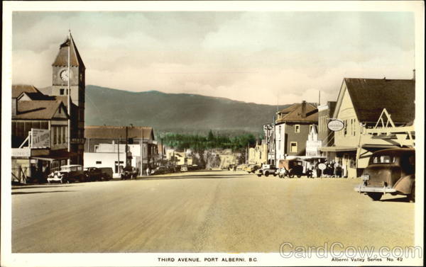 Third Avenue Port Alberni BC Canada British Columbia