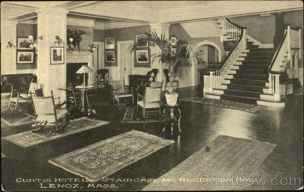 Curtis Hotel Staircase And Reception Hall Lenox Massachusetts
