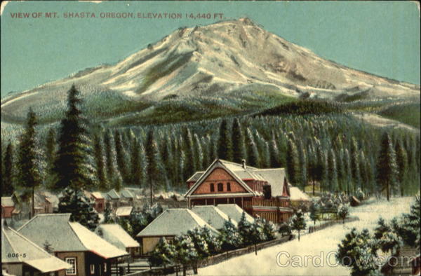 View Of Mt. Shasta Mount Shasta Oregon