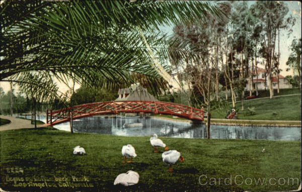 Scene Hollenbeck Park Los Angeles California