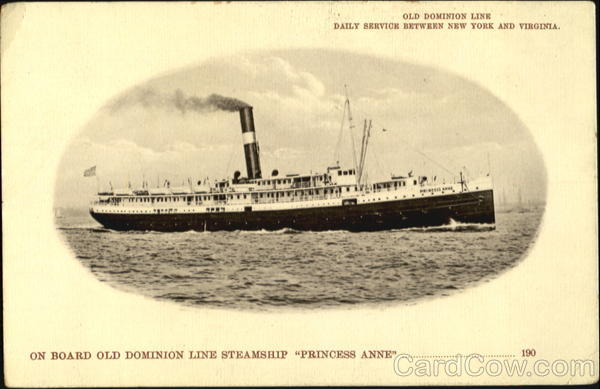 Old Dominion Line Boats, Ships