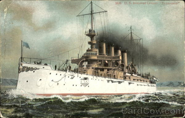 U. S. Armored Cruiser Tennessee Boats, Ships