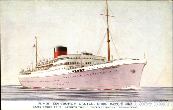 R. M. S. Edinburgh Castle Union Castle Line Boats, Ships