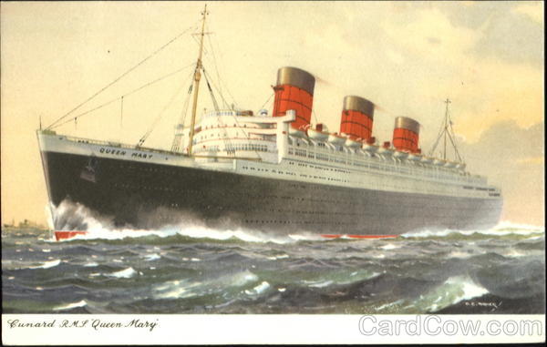 Cunard R. M. S. Queen Mary Boats, Ships