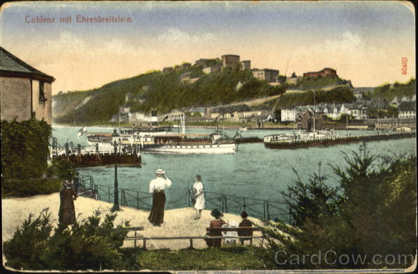 Coblenz Mil Ehrenbreitstein Boats, Ships