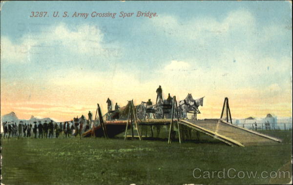 U. S. Army Crossing Spar Bridge