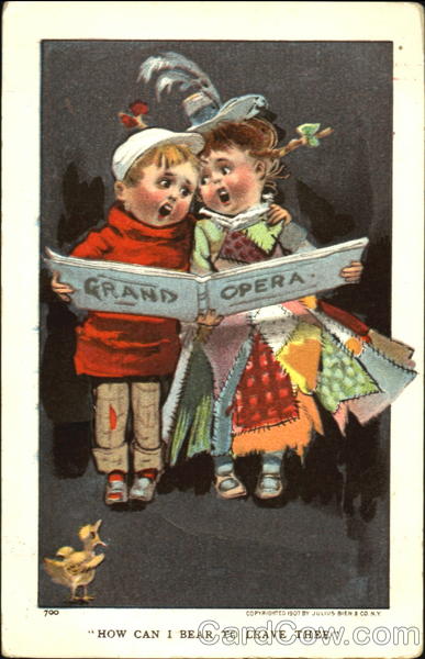 How can I bear to leave thee Romance & Love