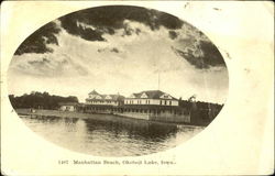 Manhattan Beach, Okoboji Lake Postcard
