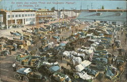 An Every Day Scene Fruit And Vegetable Market Postcard