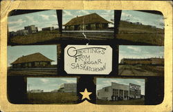 Greetings From Biggar Saskatchewan Canada Postcard Postcard