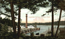 Esquimalt Harbour And Dry Dock Near Victoria Postcard