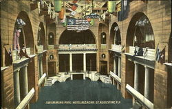 Swimming Pool Hotel Alcazar Postcard
