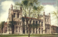 Harper Memorial Library, University of Chicago Illinois Postcard Postcard