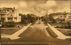Residence Street Capital Hill District Postcard