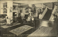 Curtis Hotel Staircase And Reception Hall Postcard