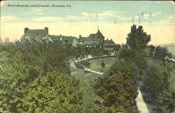 Hotel Roanoke And Grounds Virginia Postcard Postcard