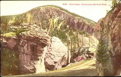 Silver Gate, Yellowstone National Park Postcard