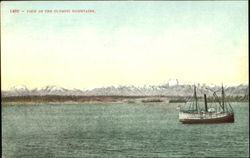 View Of The Olympic Mountains Postcard