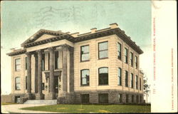 Carnegie Library Spokane, WA Postcard 