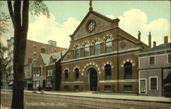 Public Library Postcard