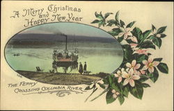 A Merry Christmas And Happy New Year Postcard